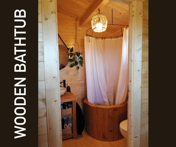 DIY Wooden Bathtub 