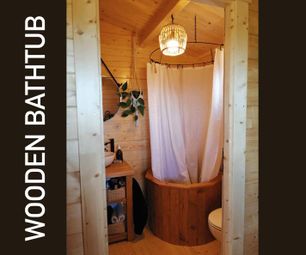 DIY Wooden Bathtub