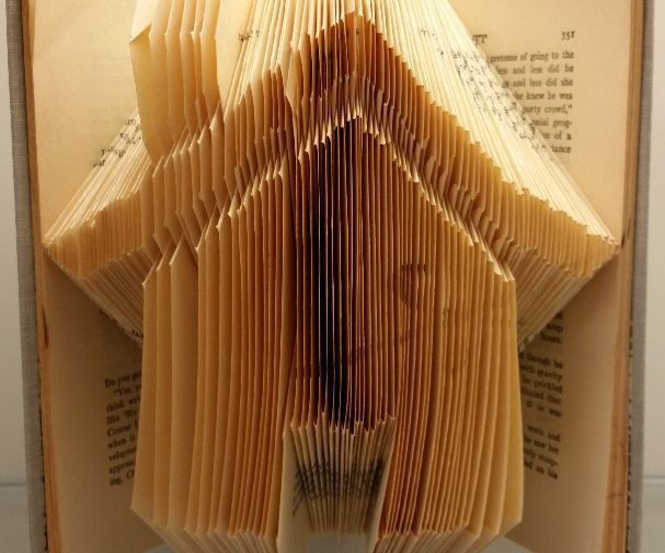 Folded Book Art Tutorial