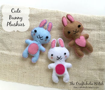 DIY Cute Felt Bunnies
