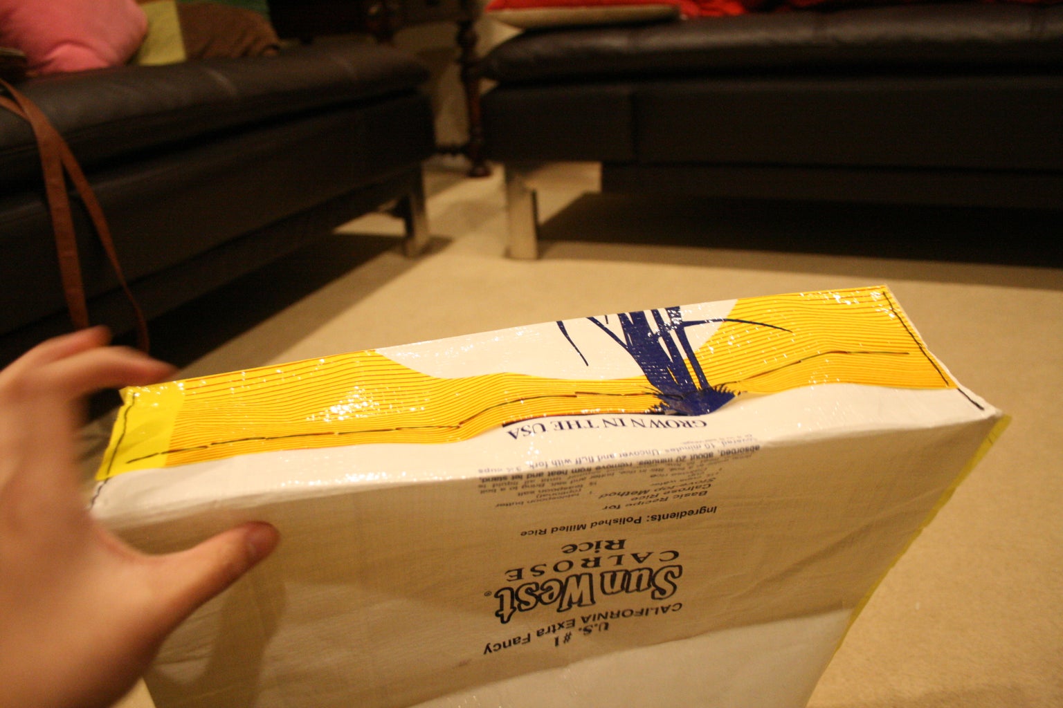 Reusable Grocery Bag Made From A Rice Bag 11 Steps with Pictures reusable-grocery-bag-made-from-a-rice-bag-11-steps-with-pictures