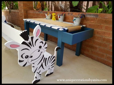 How to Make a Toddler Craft Table