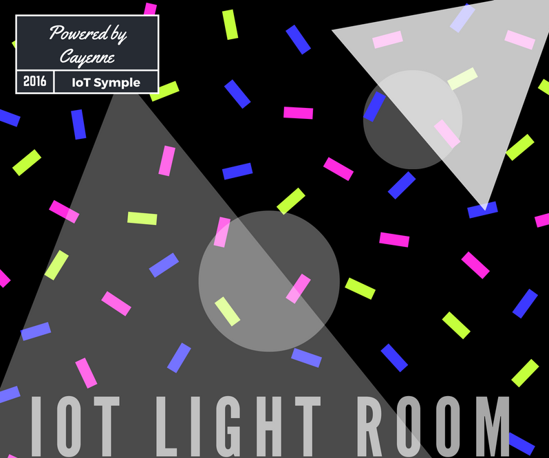 Cayenne on Raspberry IoT Light Room