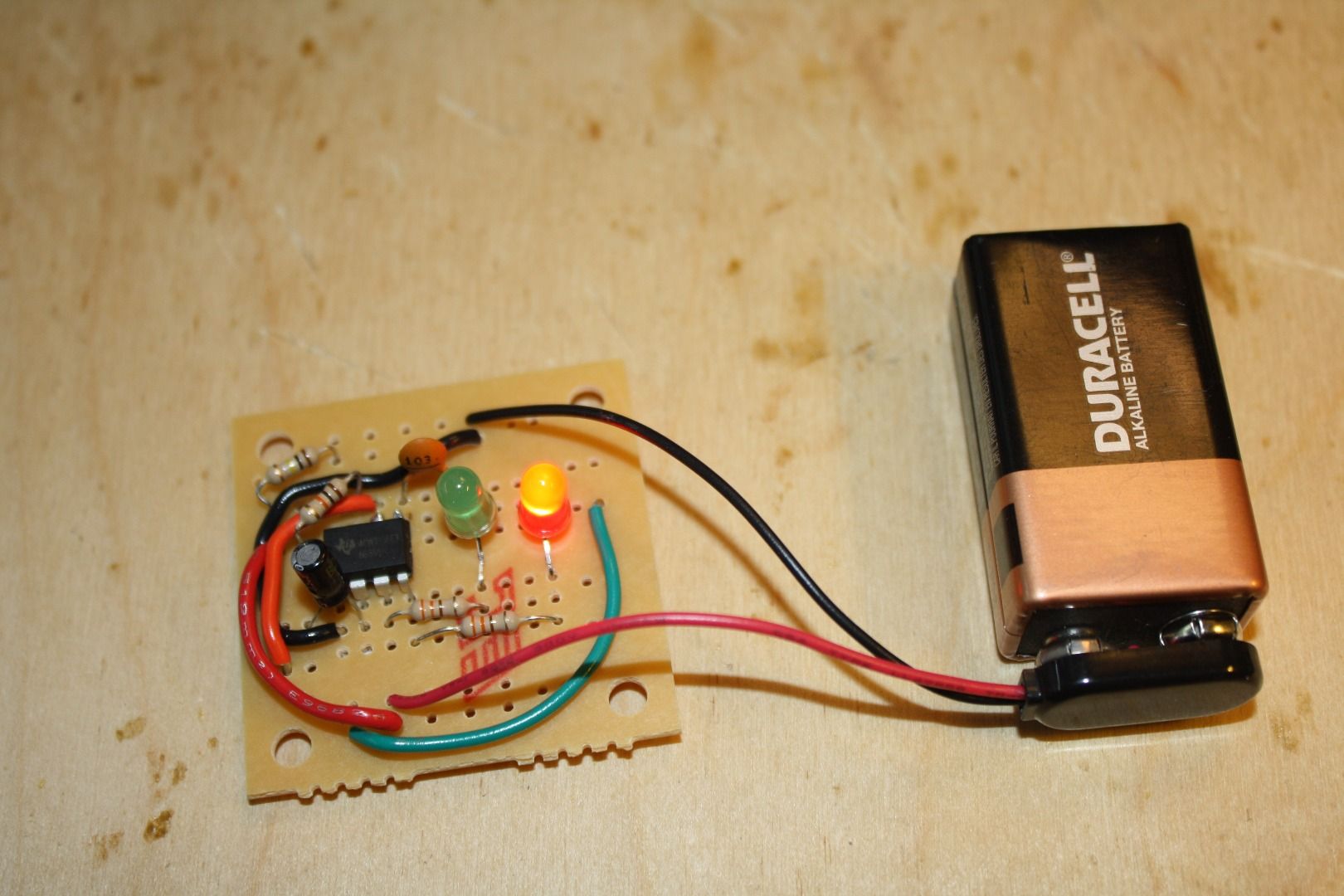 Circuit Planning Create a Dual Flashing LED Circuit on Protoboard With 555 Timer 7 Steps