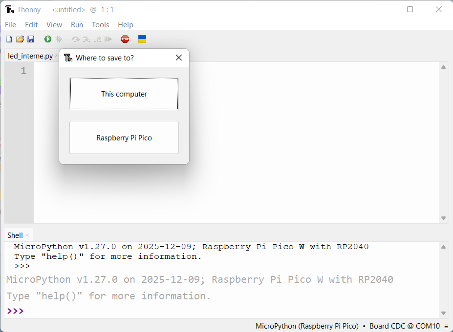 Save Location Prompt