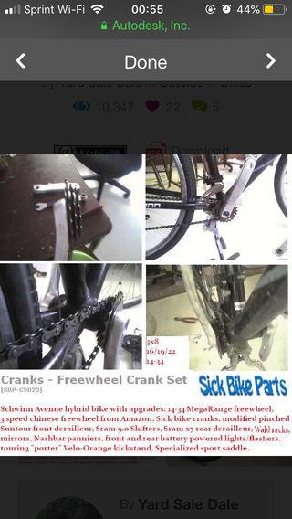 Sick bike parts outlet freewheel