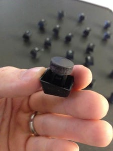 Glue the Magnets to the Keys