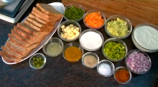 Russian Sandwich Preparation