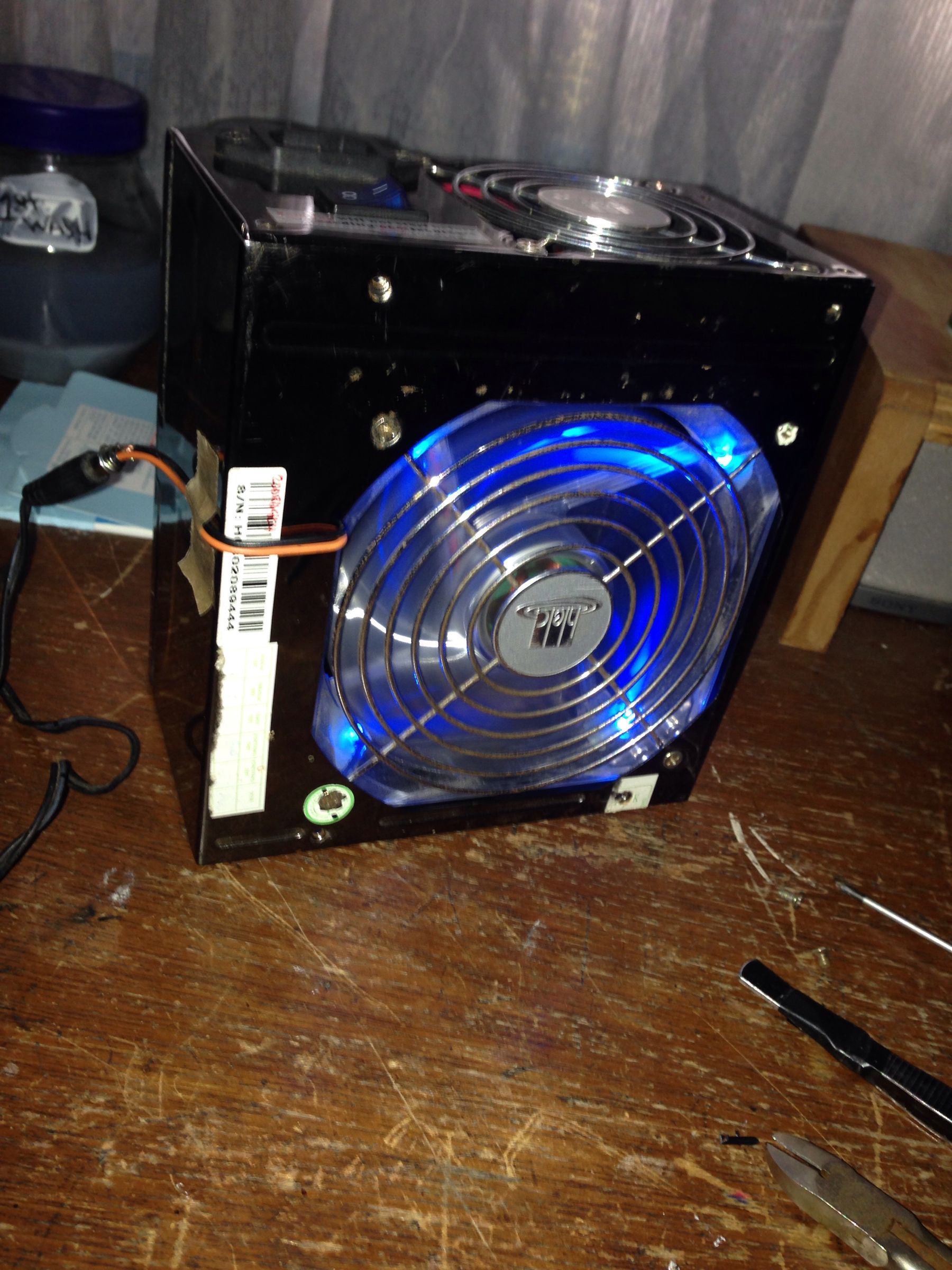 Solder Fume Vent From An Old PSU