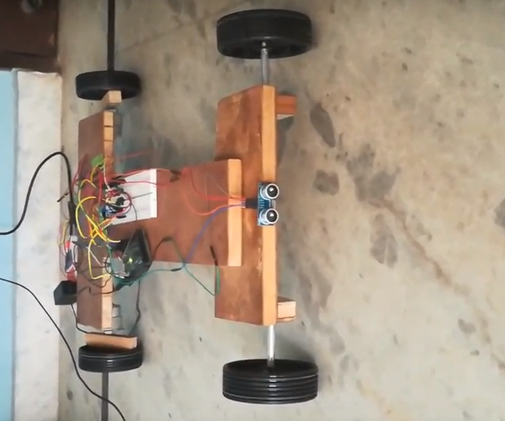 Obstacle Detecting Smartphone Operated RoboCar Using Arduino