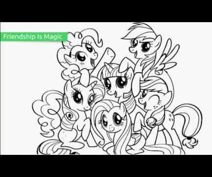 Top 25 Free Printable Little Pony Coloring Pages
