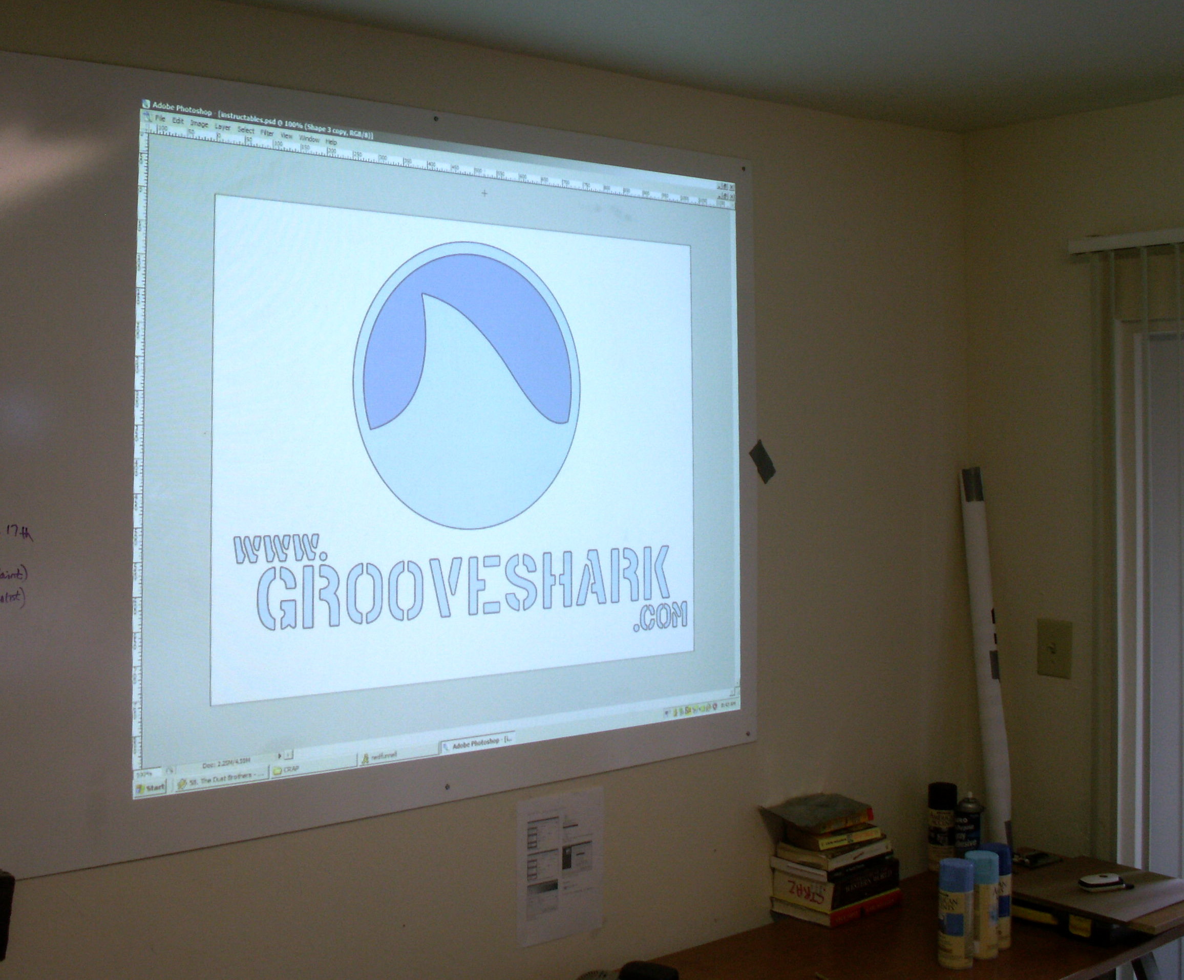 Large Stencils Via Projector 7 Steps Instructables