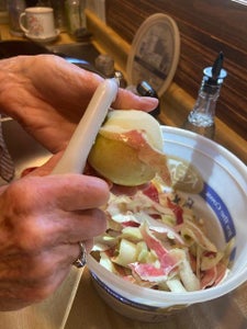 PREPPING THE APPLES