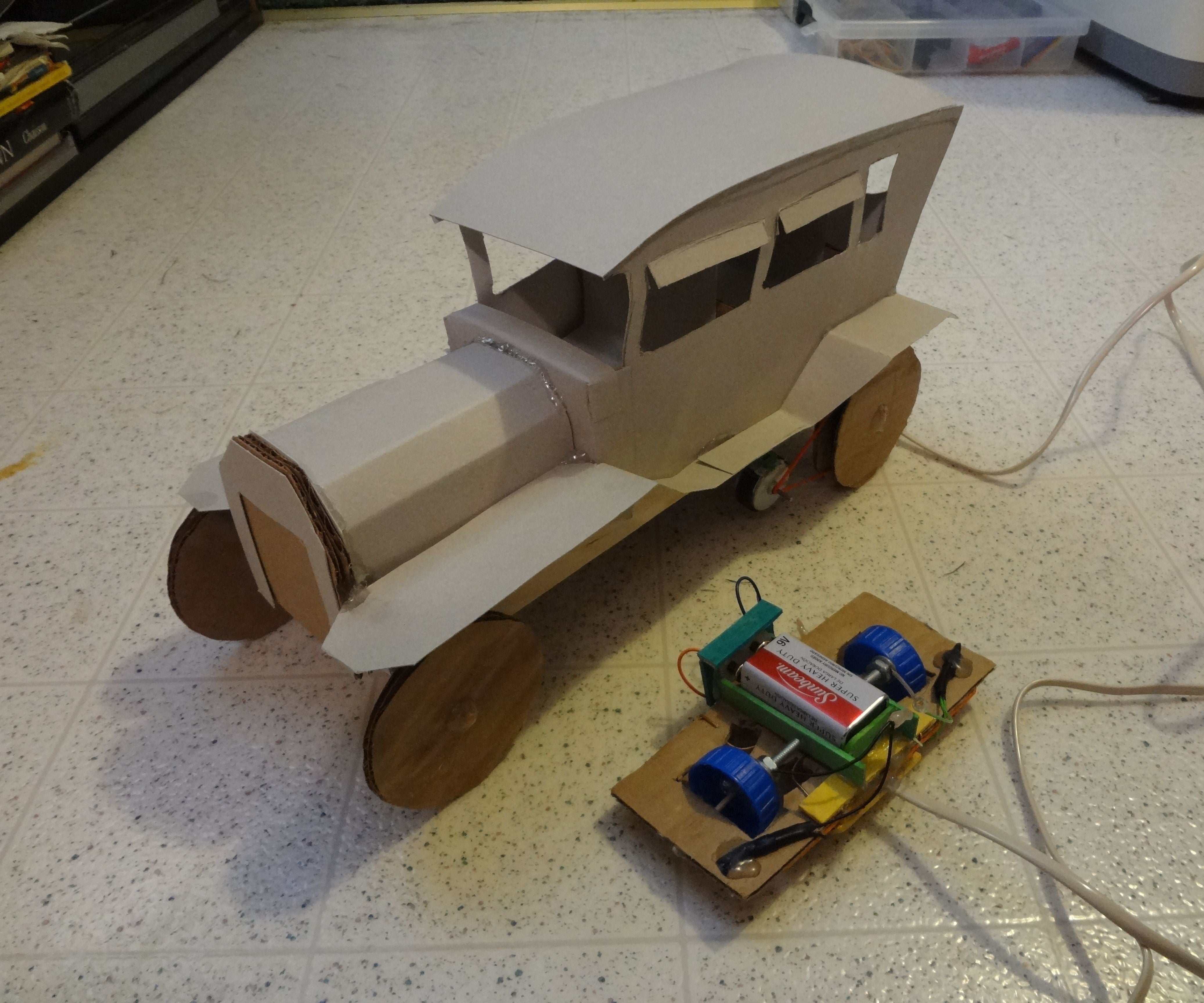 Cardboard Remote Controlled Car 6 Steps with Pictures Instructables Cardboard Remote Controlled Car 6 Steps with Pictures Instructables