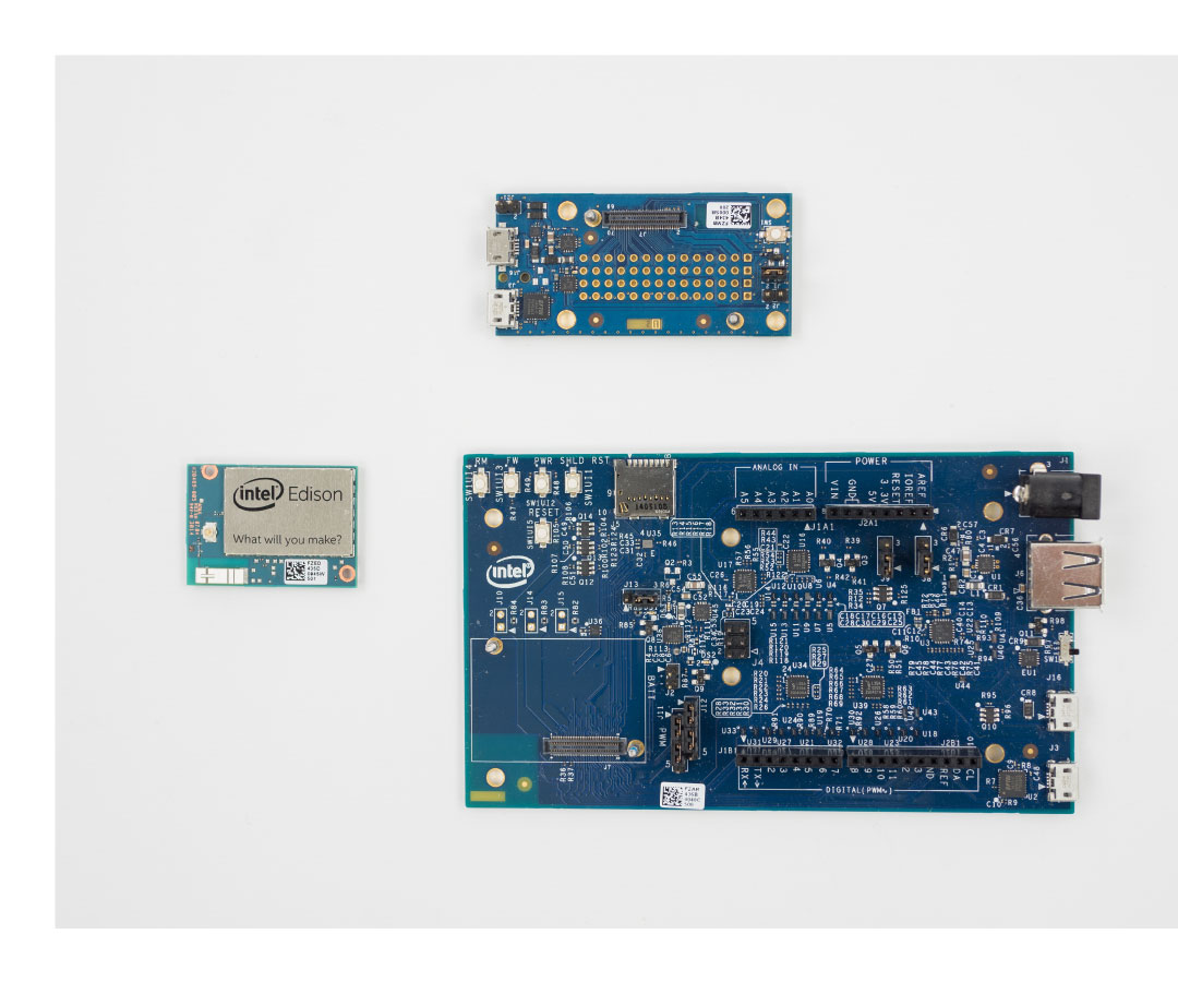 マイコン　Intel Edison　arduino Intel® Edison R2 Kit w/ Arduino Breakout Board : ID 2180