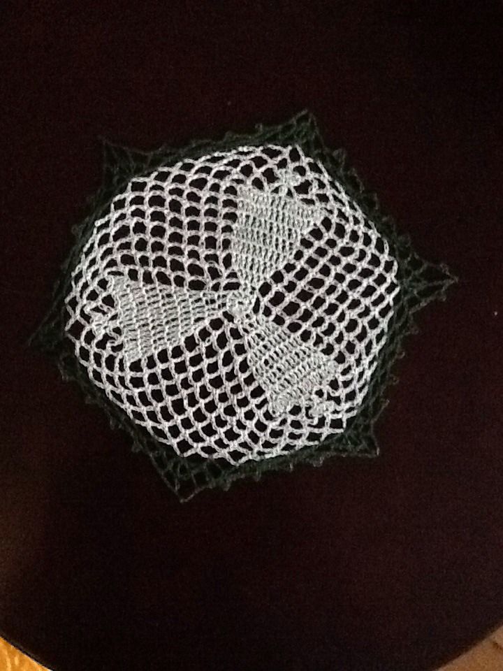 Crocheted Bells Doily 