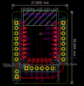 The ESP8266 Bare Breakboard