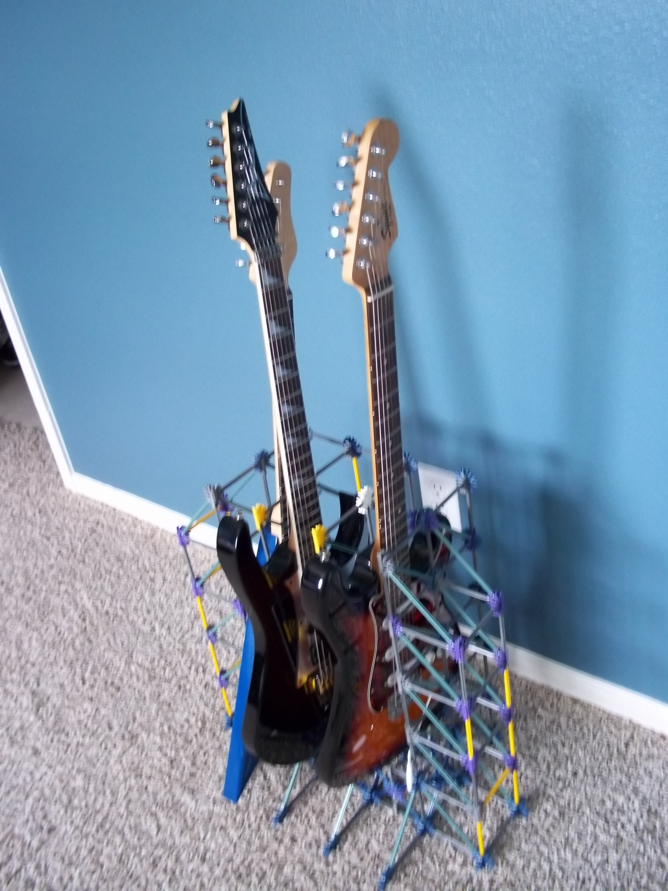 Electric Guitar Knex Stand Rack