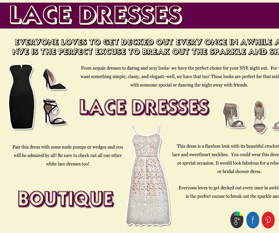 Lace Dresses