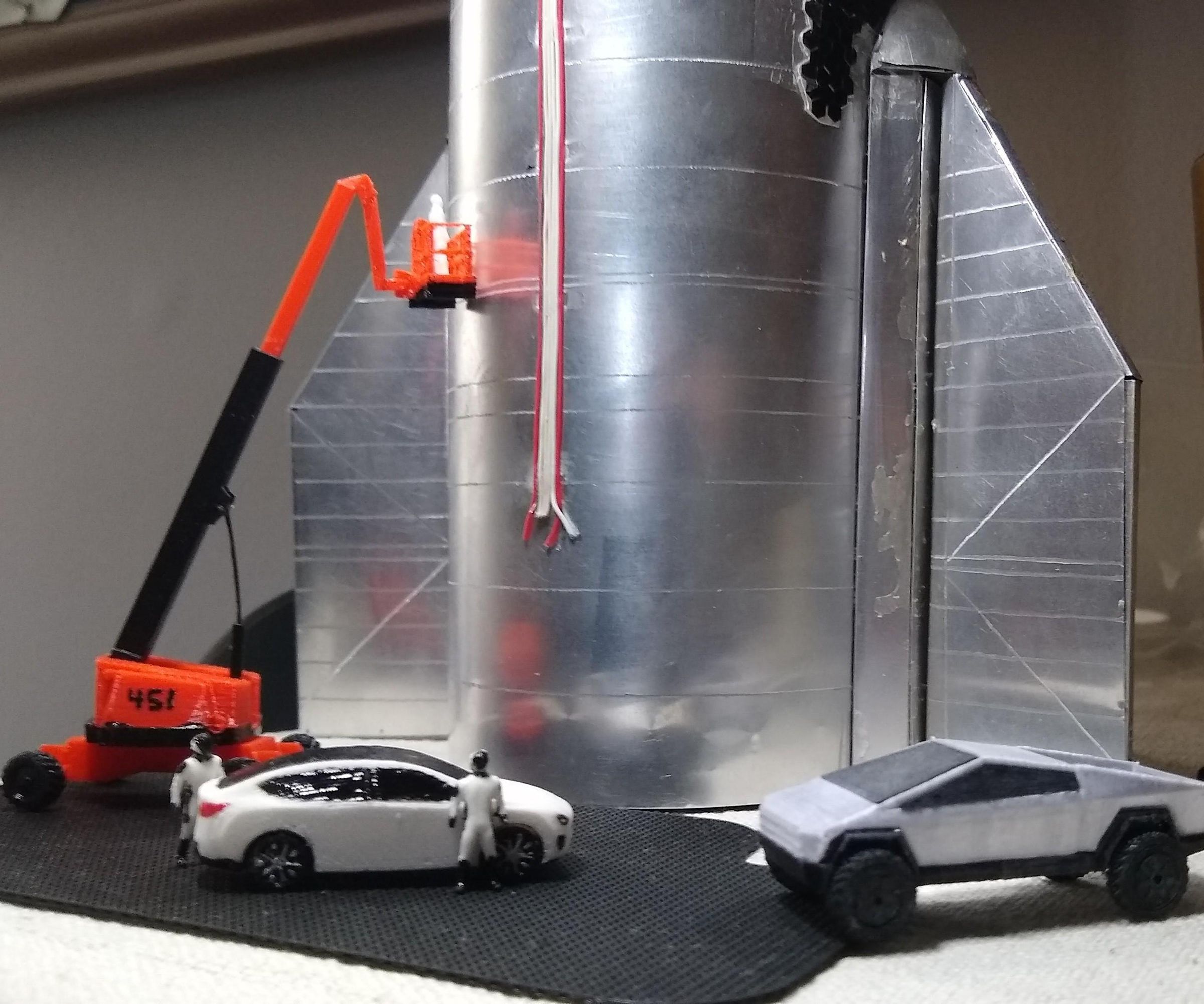 SpaceX 1:100 Scale Diorama