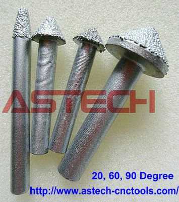 Durable Diamond CNC Router Bits for Stone Carving Machine- ASTECH Tools