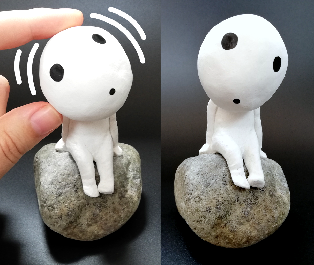 Rattling Tree Spirits Princess Mononoke 11 Steps with Pictures Instructables