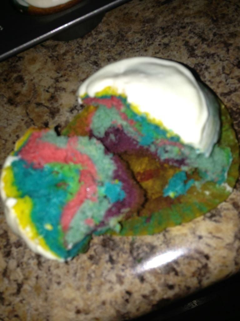 Rainbow Cupcakes