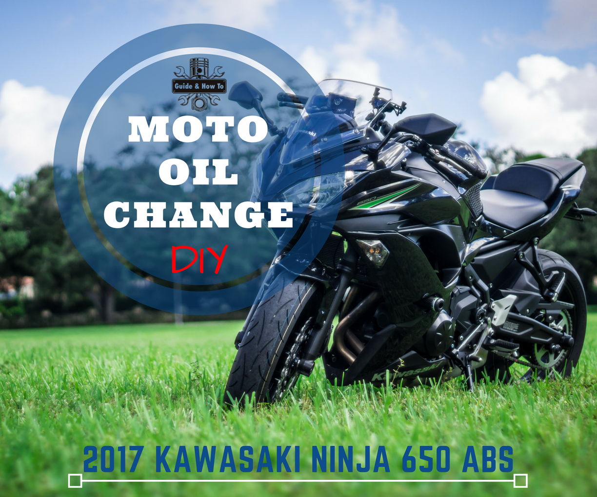 DIY Motorcycle Oil Change 2017 Kawasaki Ninja 650 / Z650 12 Steps