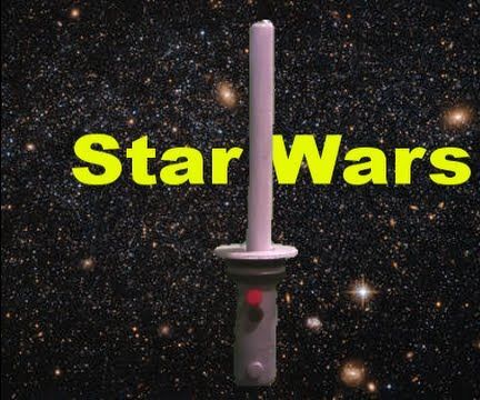 DIY Star Wars LED Lightsaber Cake Topper