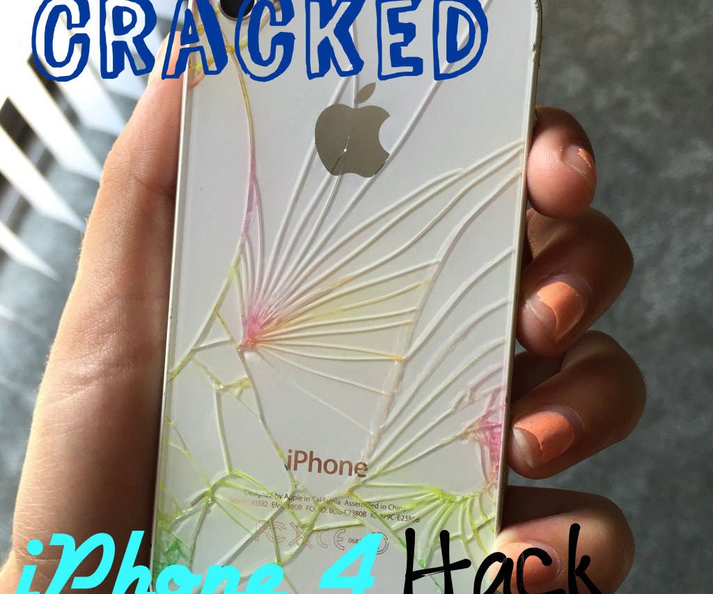 Diy Cracked Iphone Makeover 3 Steps With Pictures Instructables Diy Cracked Iphone Makeover 3 Steps With Pictures Instructables
