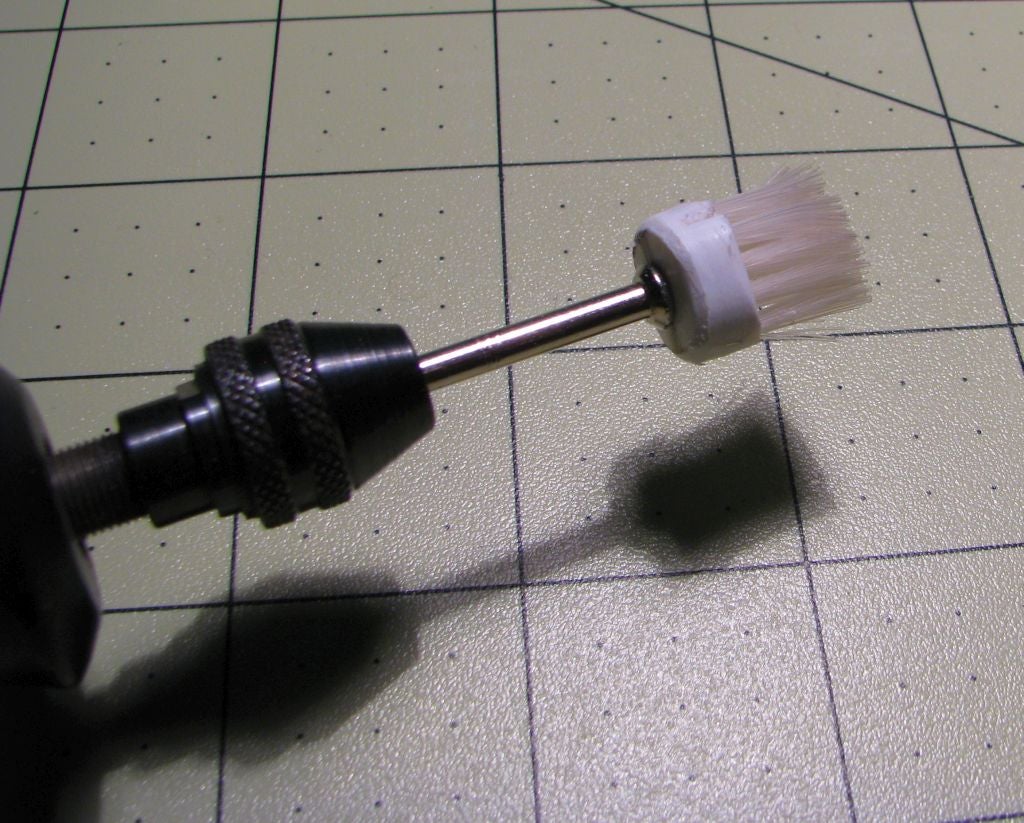 Toothbrush to Rotary Tool Bristle Brush 3 Steps (with Pictures