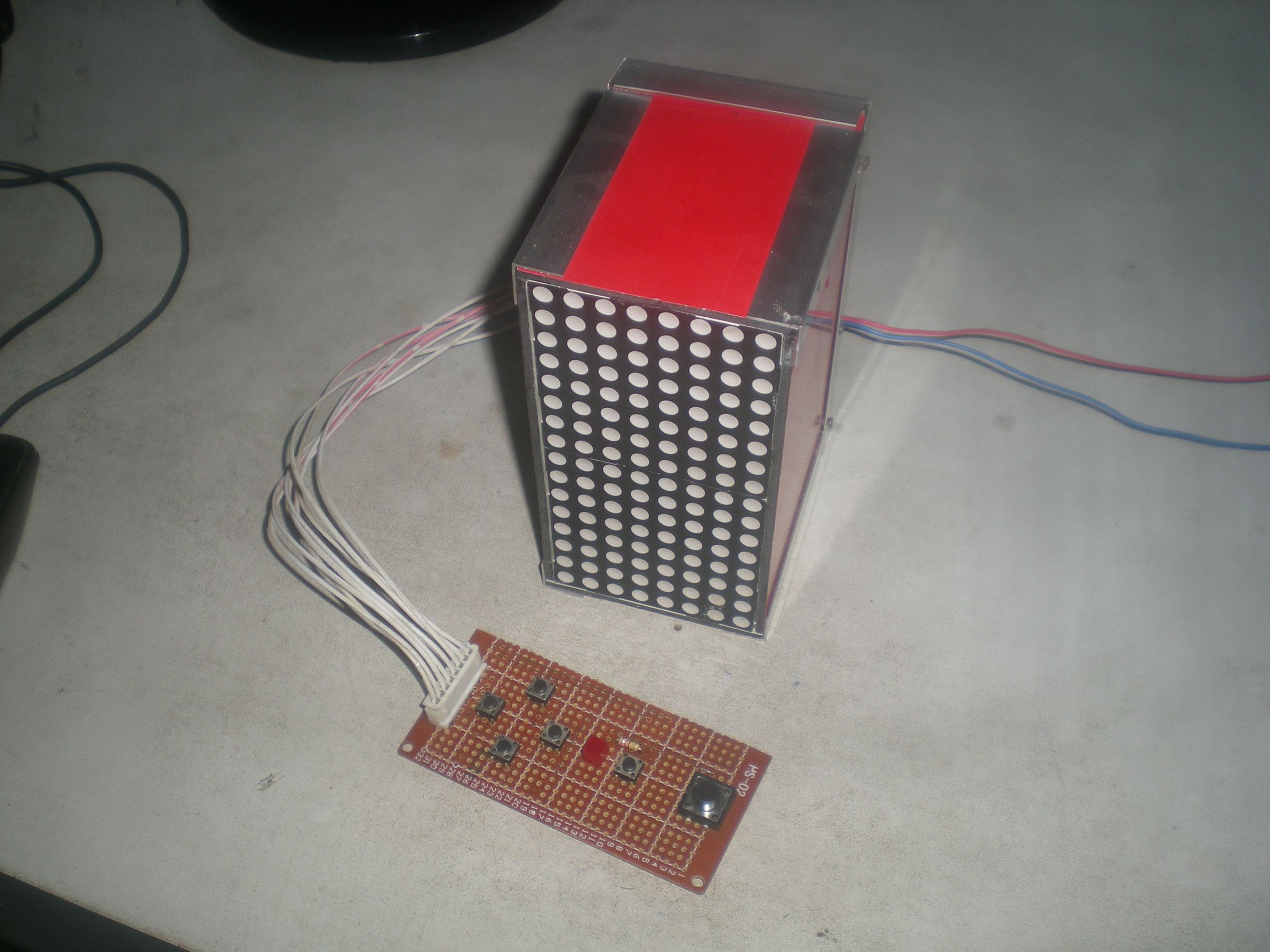 Tetris Game on LED Matrix RG 8x16 (8051 VN)