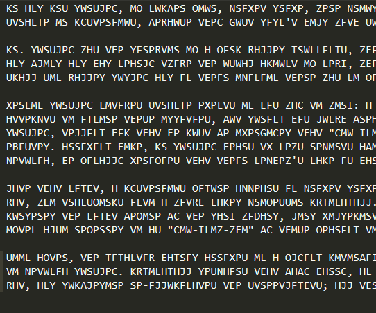 Break a Substitution Cipher