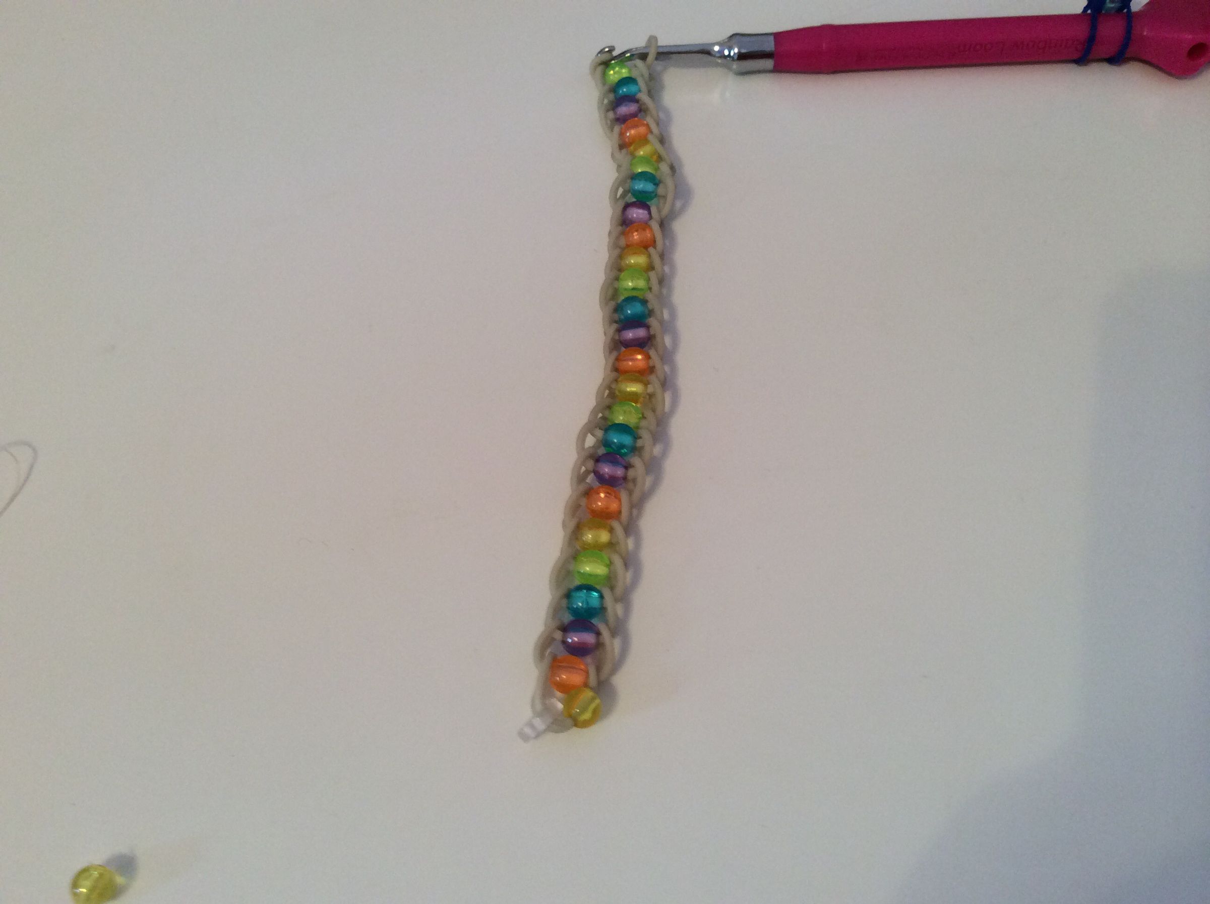 Rainbow Loom Beaded Single 6 Steps Instructables