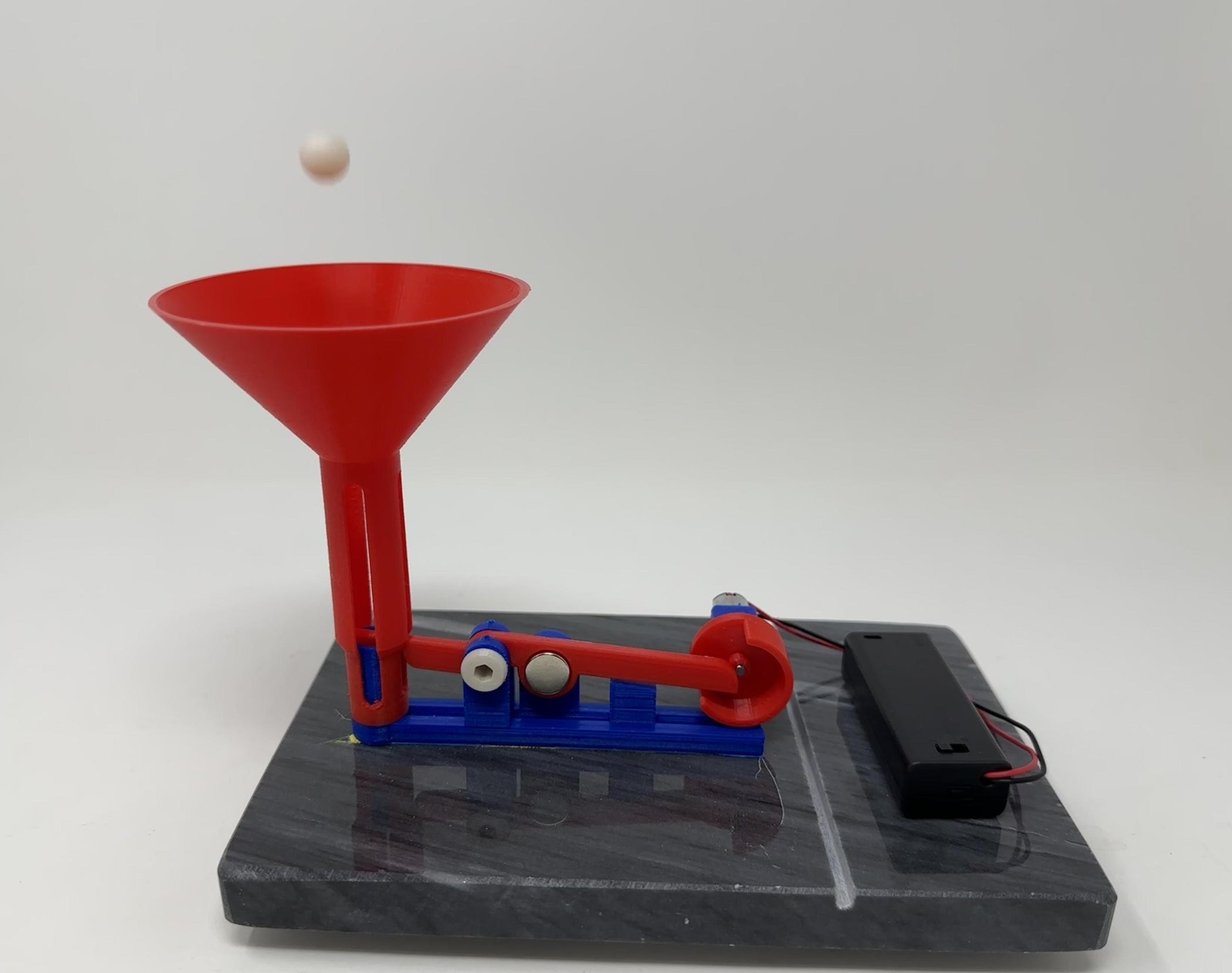 Marblevator, Marble Launch Mechanism. Instructables