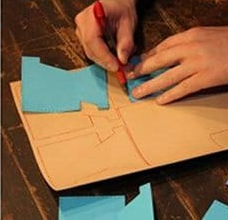 Cut Out the Leather Pieces