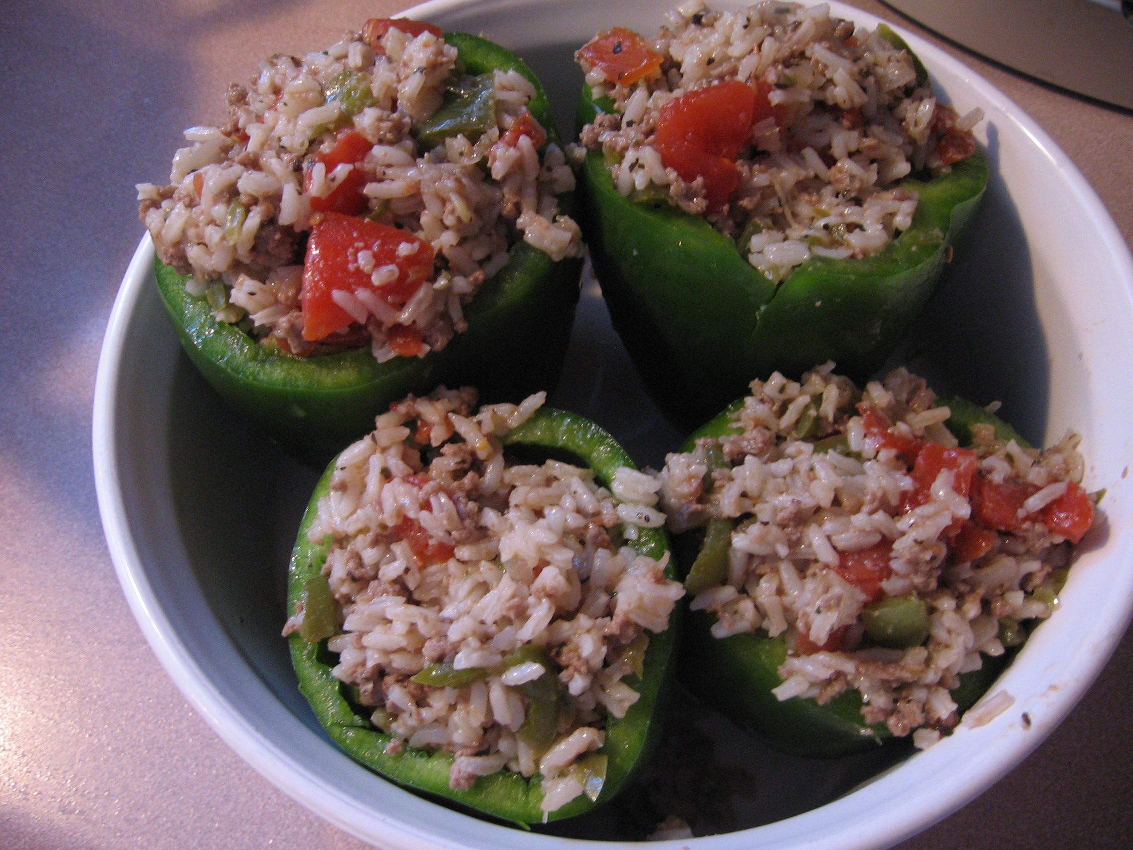 A Half Bushel of Green Peppers Stuffed!! 6 Steps (with Pictures