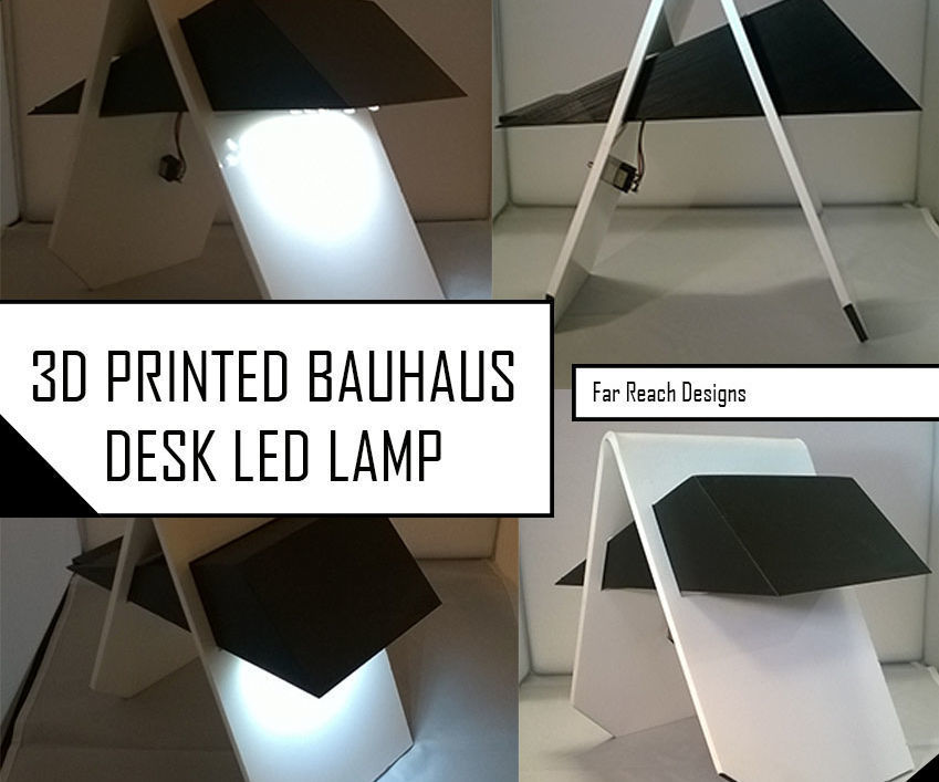 Bauhaus Desk Lamp (3D Printed)