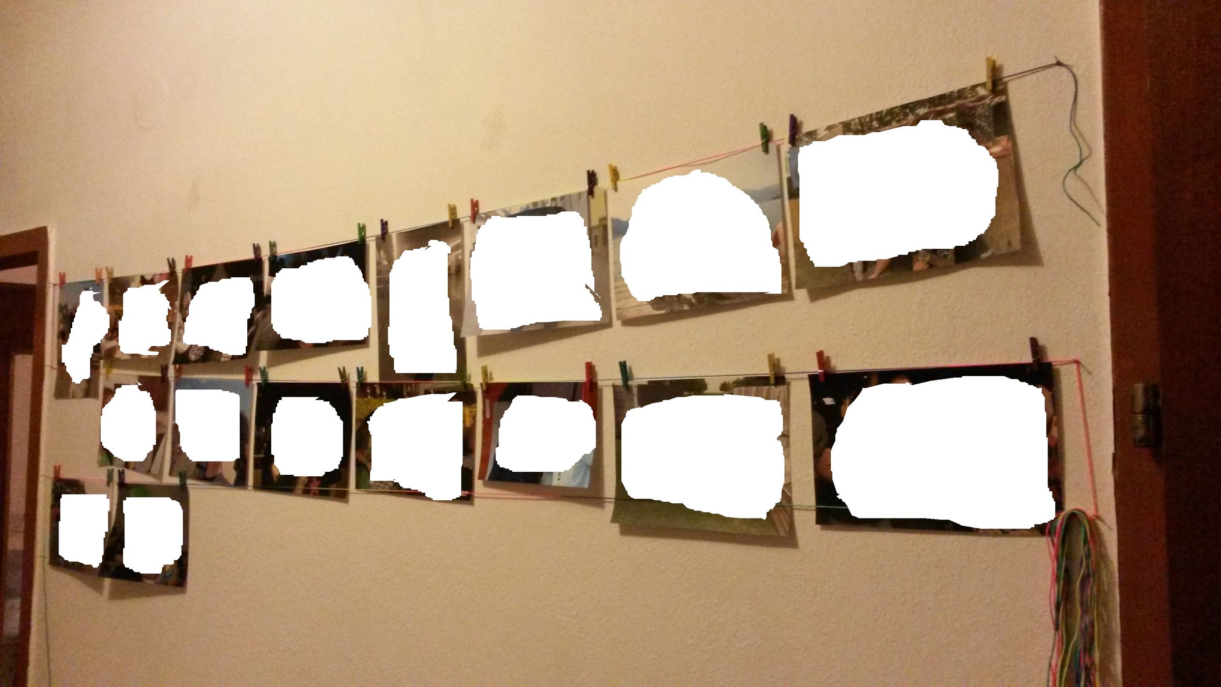 Quick and Easy Photo Wall