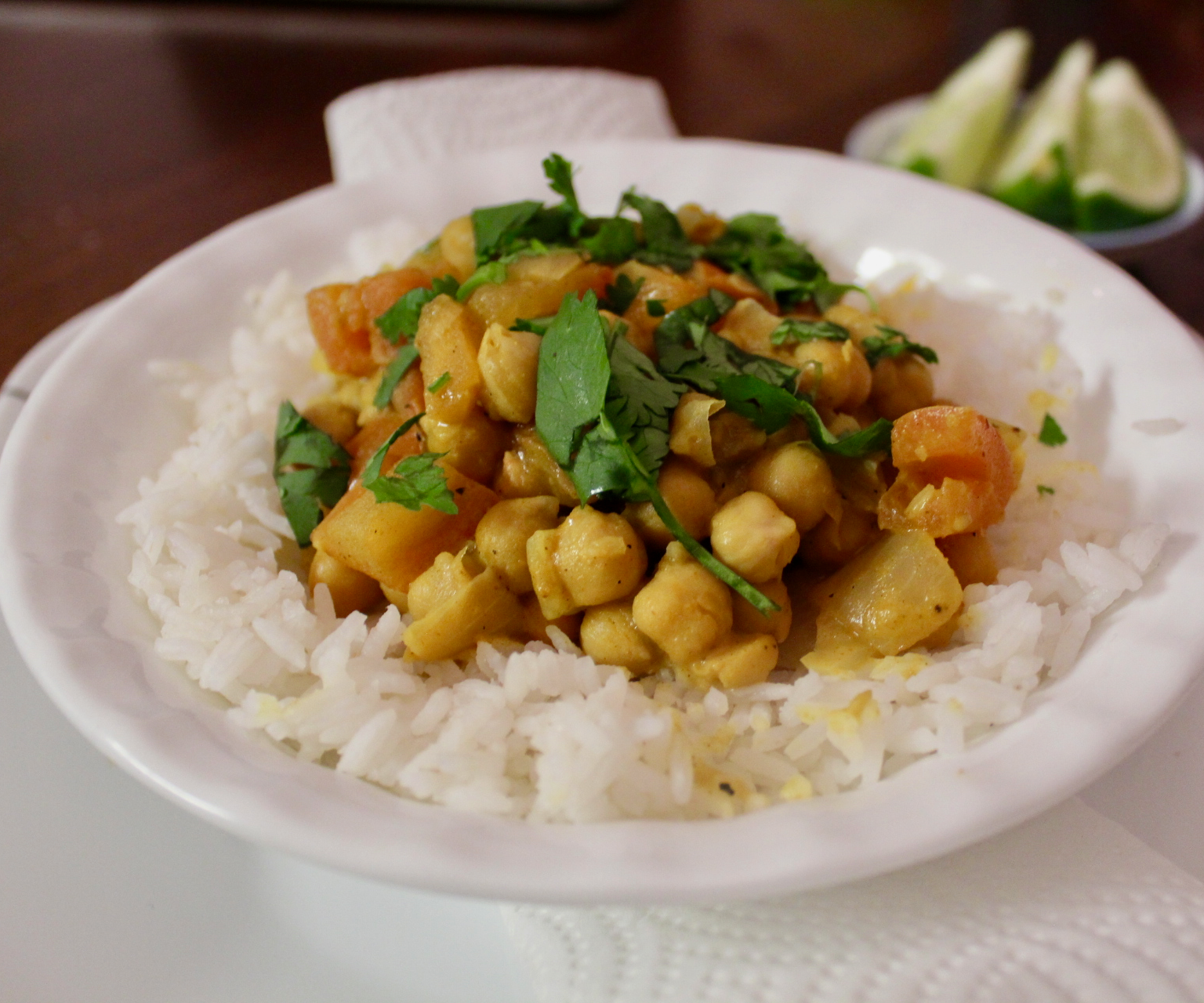 Creamy Coconut Chickpea Curry (Vegan and Gluten Free)