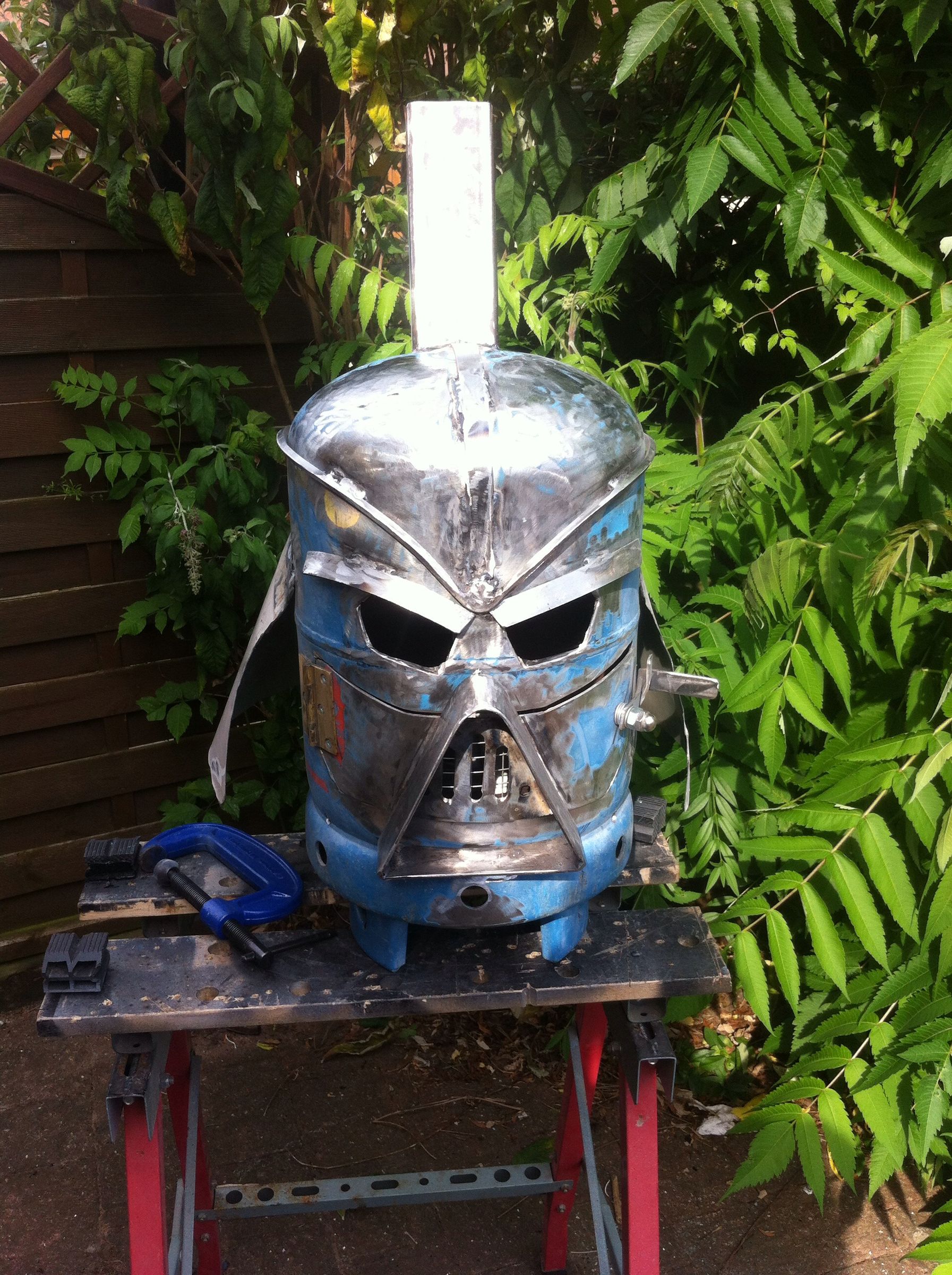 Vader Gas Bottle Log Burner 6 Steps (with Pictures) Instructables