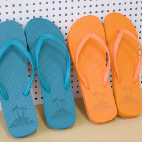 How to Add Summer Design on Flip Flops