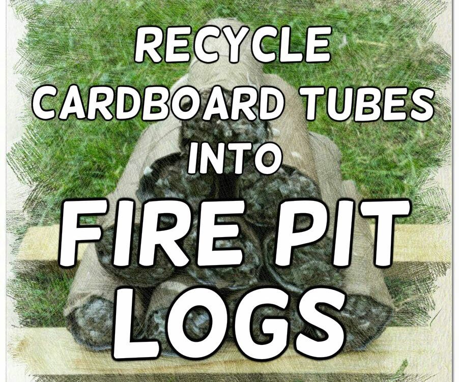Recycle Cardboard Tubes for Fire Logs 9 Steps (with Pictures
