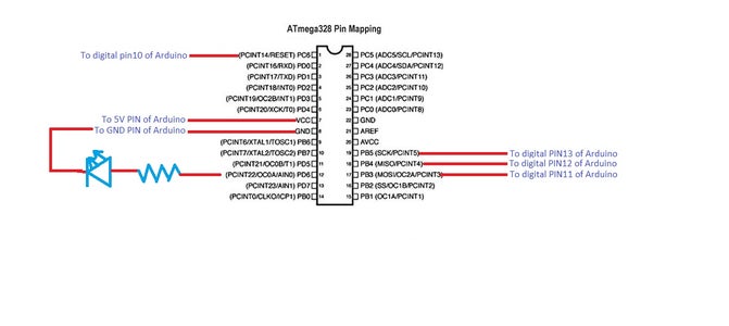 Programming AVR With Arduino As ISP Without Bootloader and External ...