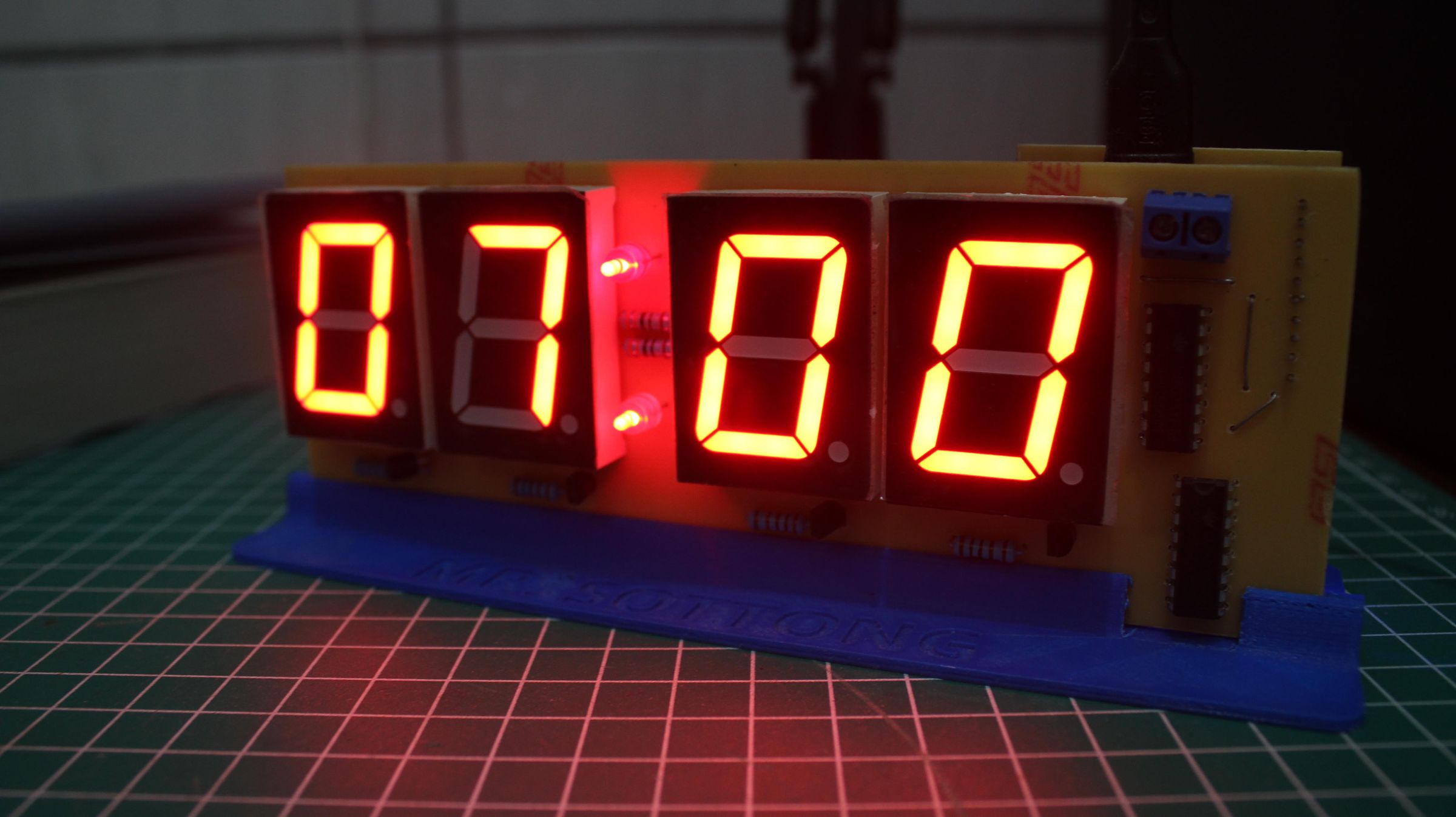 How to Make NTP Clock Using ESP8266 and 74HC595 [V1.0] : 8 Steps (with ...