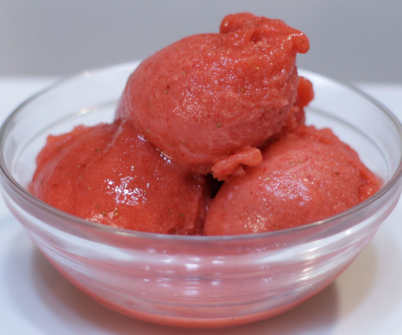 Easy Strawberry Sorbet