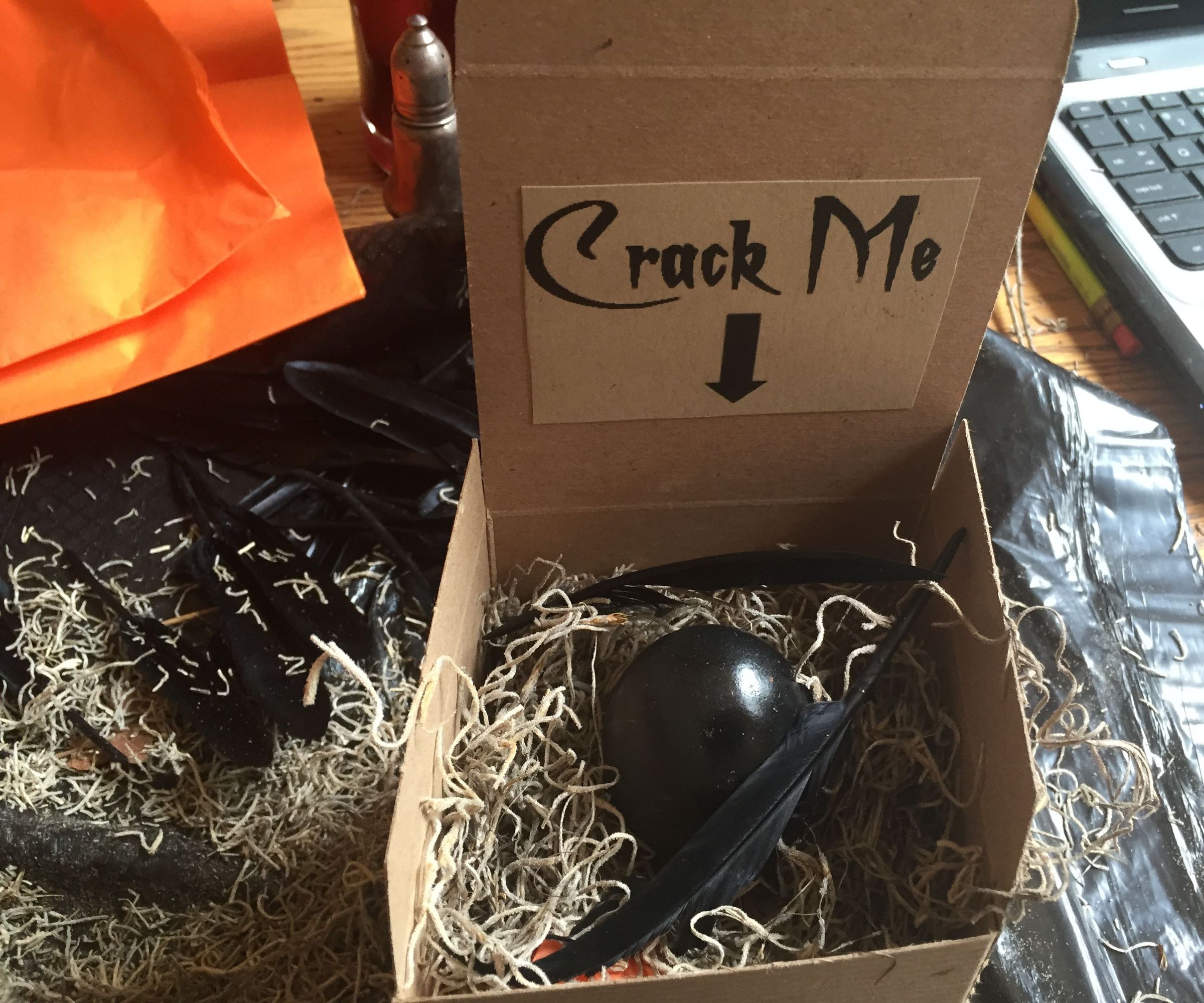 Crack Me Halloween Party Invite
