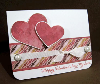 Handmade Card: Happy Valentine's Day, My Love!