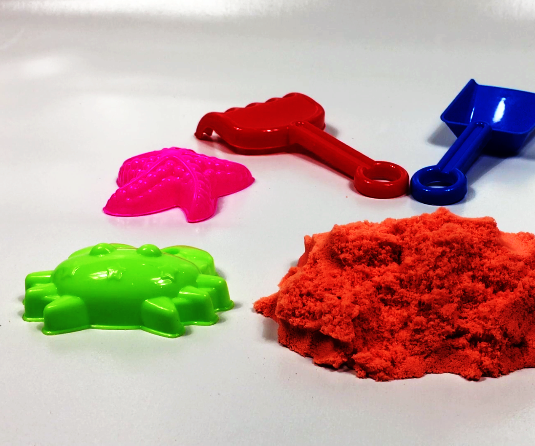 How to Make Kinetic Sand Sea Animals and Learn Colors for Kids