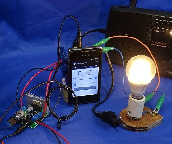 Make AC Inverter With Mobile App & Audio Amplifier